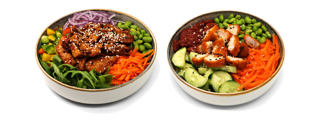 Chicken Teriyaki Bowl und Sweet Chicken Bowl